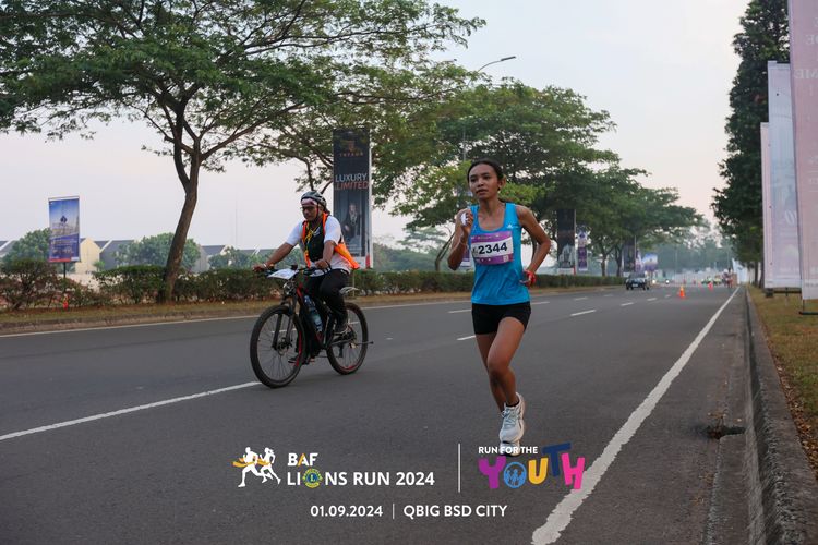 Race photo from BAF LIONS RUN 2024