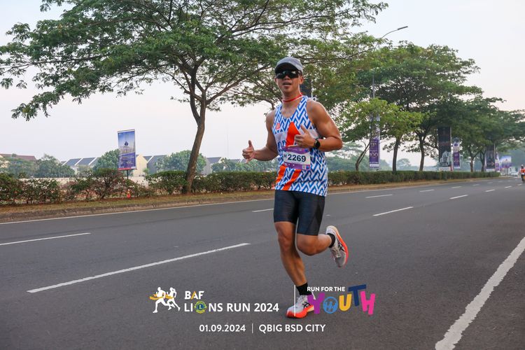 Race photo from BAF LIONS RUN 2024