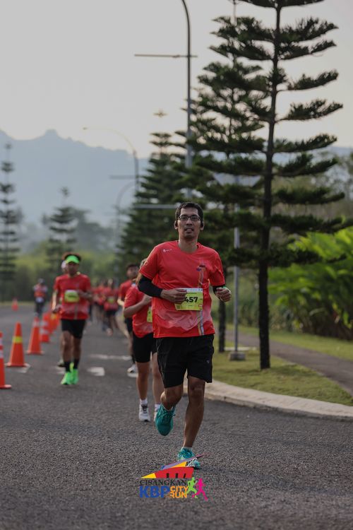 Race photo from CISANGKAN KBP CITY RUN 2025