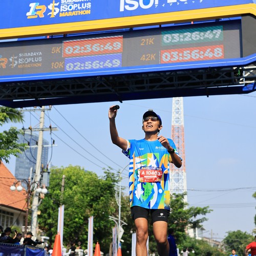 Race photo from SURABAYA ISOPLUS MARATHON 2026