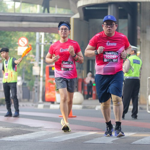 Race photo from SMARTFREN RUN 2026