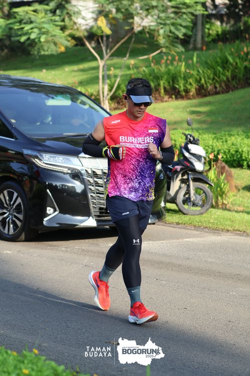 Race photo from Taman Budaya x BOGORUN 2025