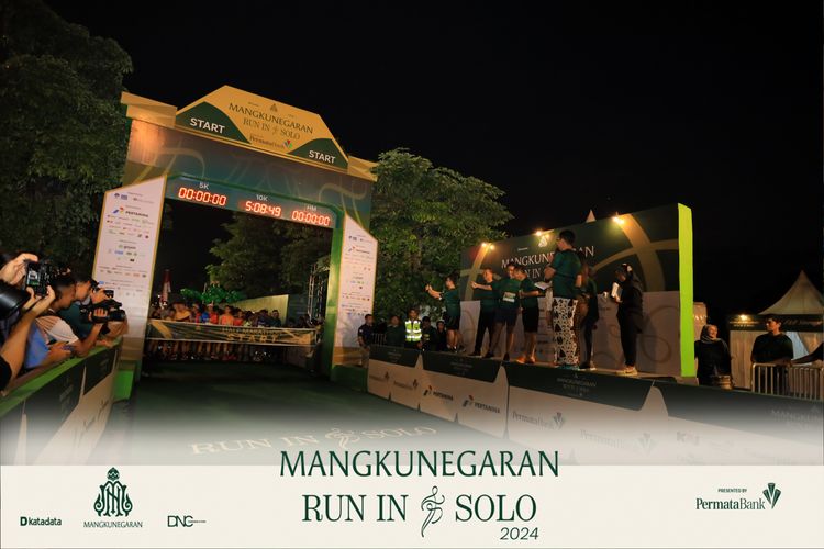 Race photo from Mangkunegaran Run 2024