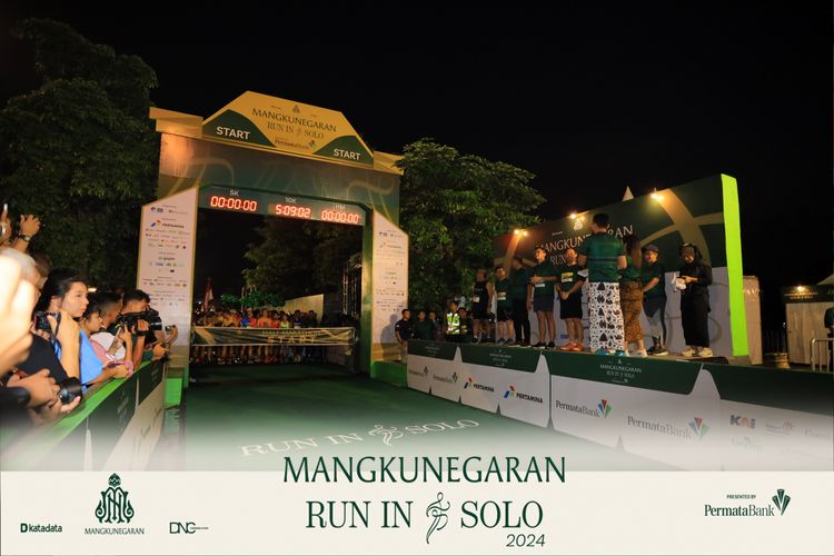 Race photo from Mangkunegaran Run 2024