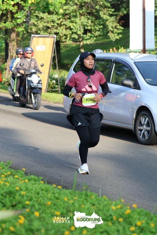 Race photo from Taman Budaya x BOGORUN 2025