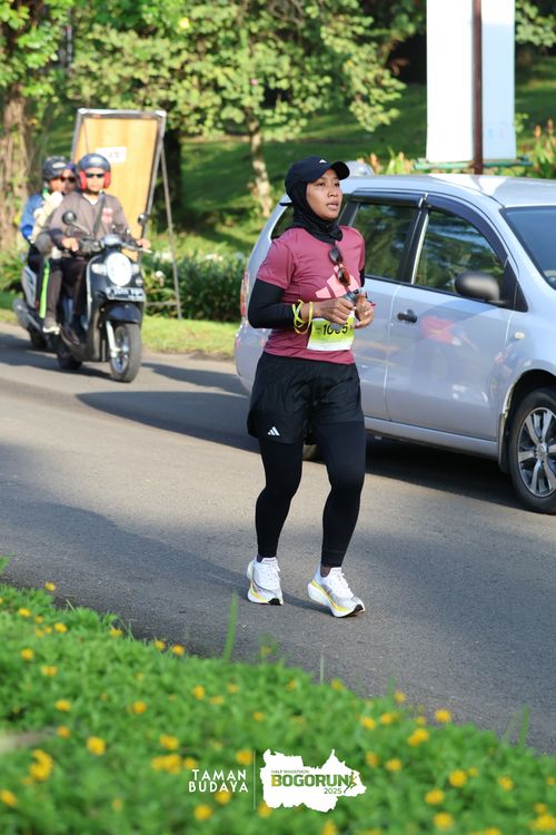 Race photo from Taman Budaya x BOGORUN 2025
