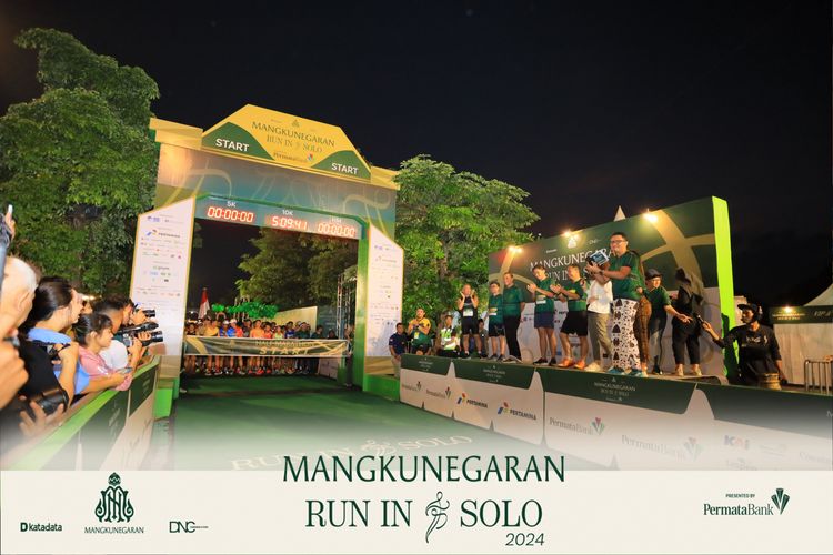 Race photo from Mangkunegaran Run 2024