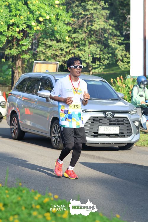 Race photo from Taman Budaya x BOGORUN 2025
