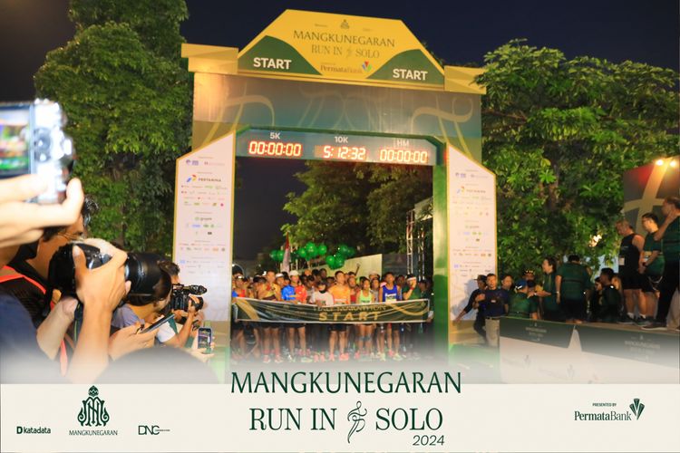 Race photo from Mangkunegaran Run 2024