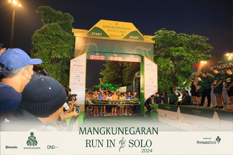 Race photo from Mangkunegaran Run 2024