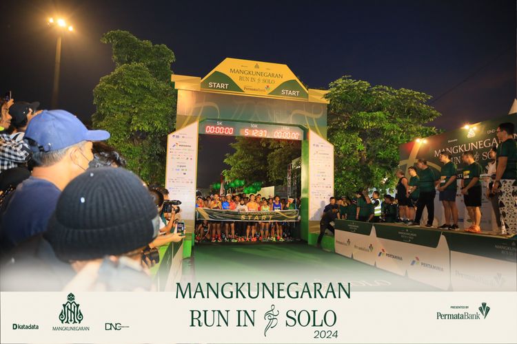 Race photo from Mangkunegaran Run 2024