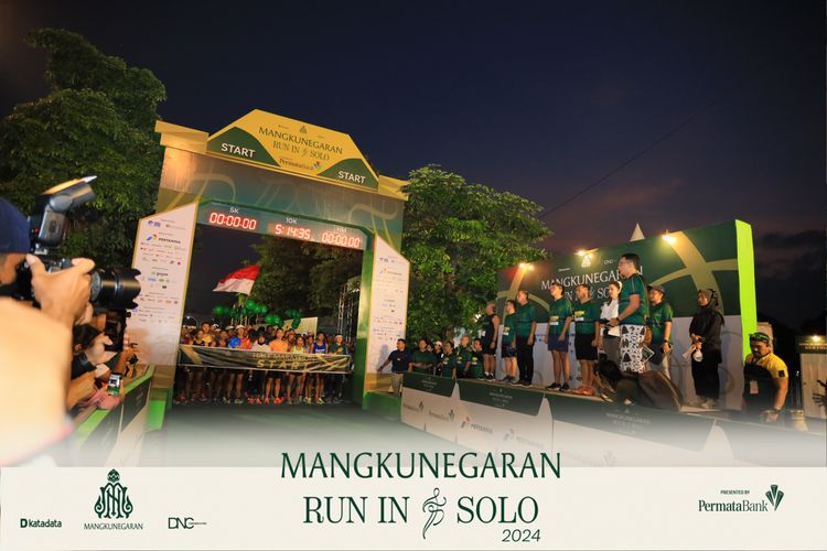 Race photo from Mangkunegaran Run 2024