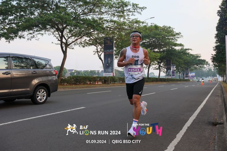 Race photo from BAF LIONS RUN 2024