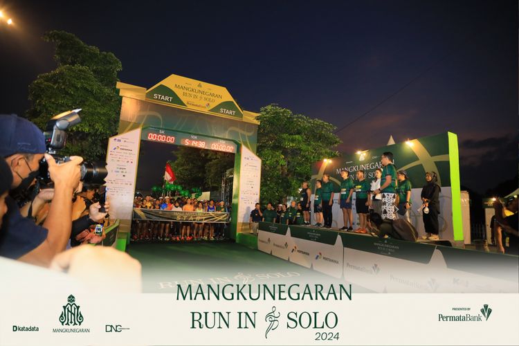 Race photo from Mangkunegaran Run 2024