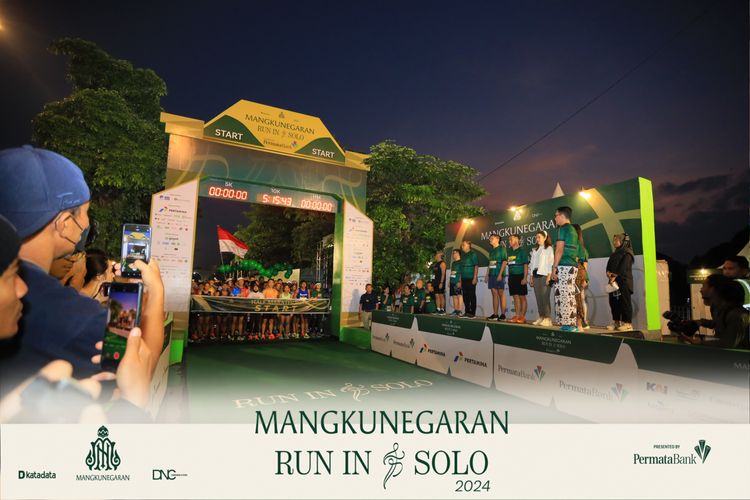 Race photo from Mangkunegaran Run 2024