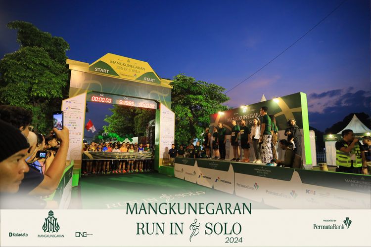 Race photo from Mangkunegaran Run 2024