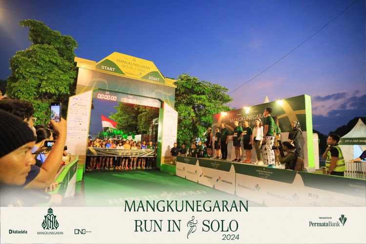 Race photo from Mangkunegaran Run 2024