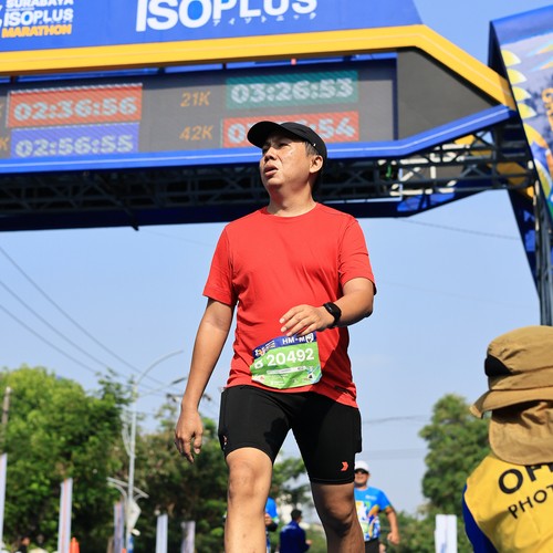 Race photo from SURABAYA ISOPLUS MARATHON 2026