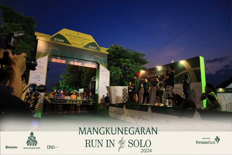 Race photo from Mangkunegaran Run 2024