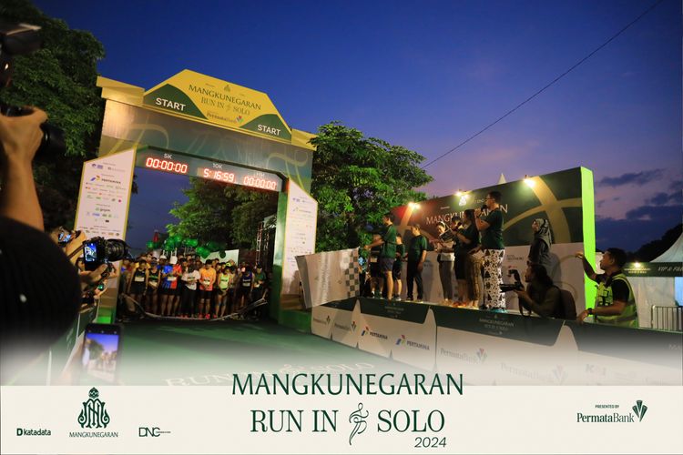 Race photo from Mangkunegaran Run 2024