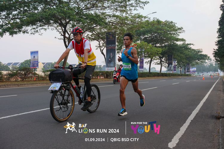 Race photo from BAF LIONS RUN 2024