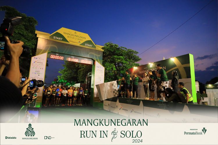 Race photo from Mangkunegaran Run 2024