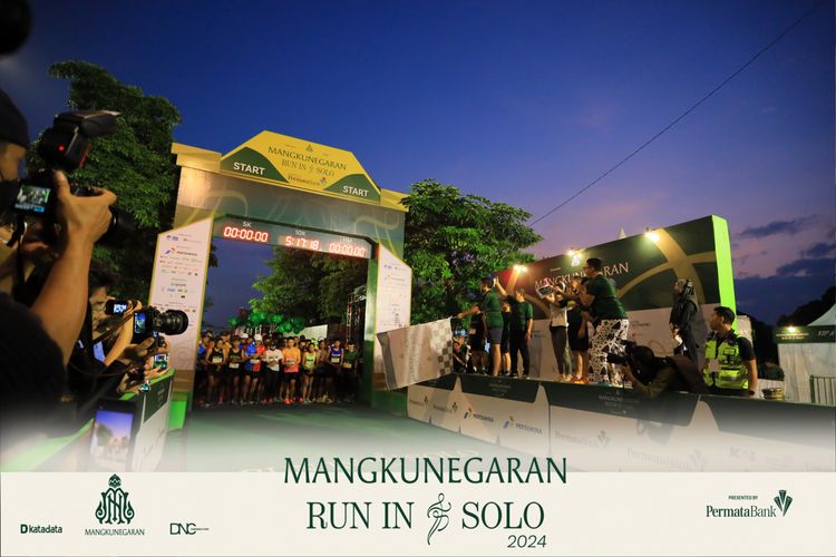 Race photo from Mangkunegaran Run 2024