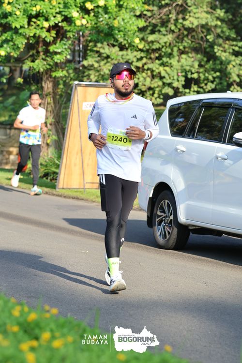 Race photo from Taman Budaya x BOGORUN 2025