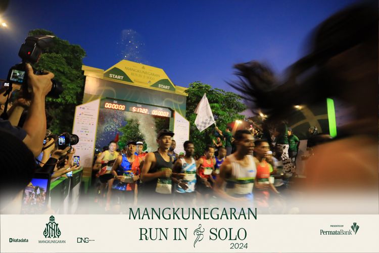 Race photo from Mangkunegaran Run 2024