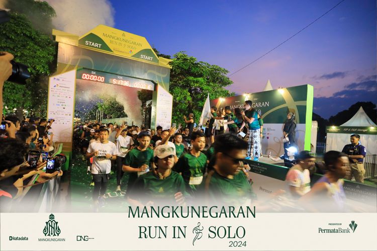 Race photo from Mangkunegaran Run 2024