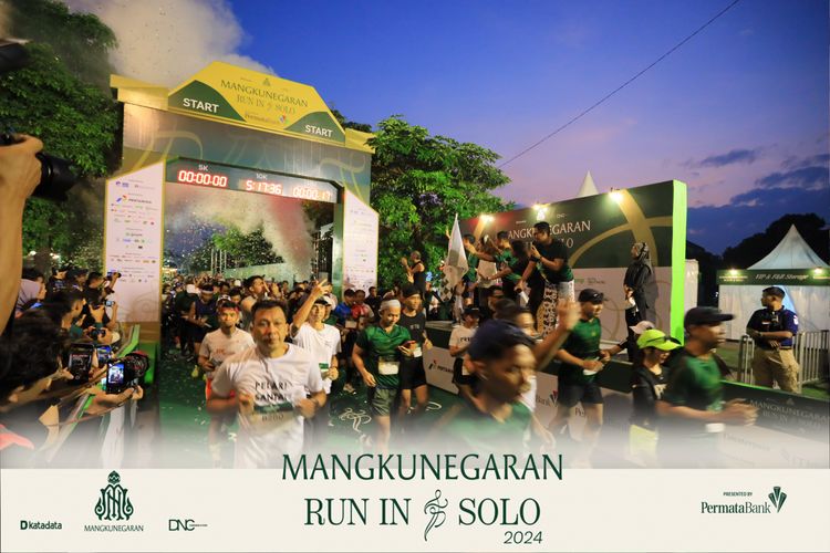 Race photo from Mangkunegaran Run 2024