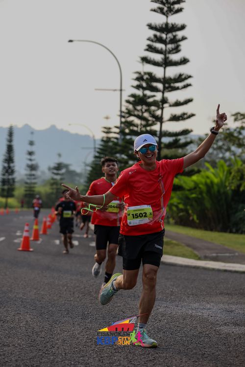 Race photo from CISANGKAN KBP CITY RUN 2025