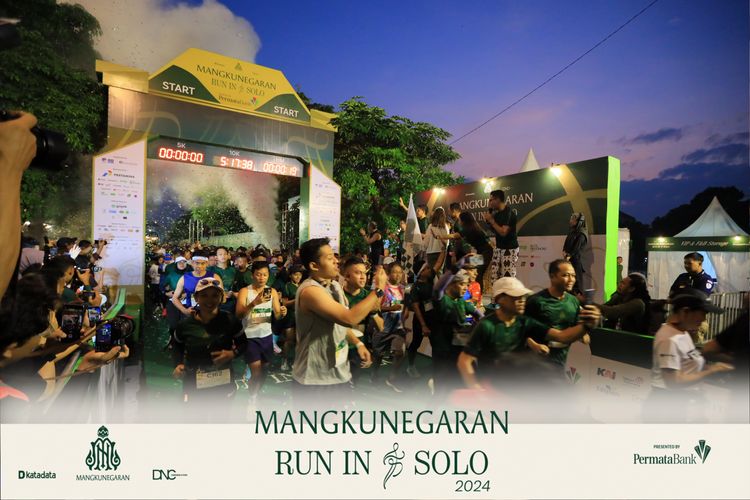 Race photo from Mangkunegaran Run 2024