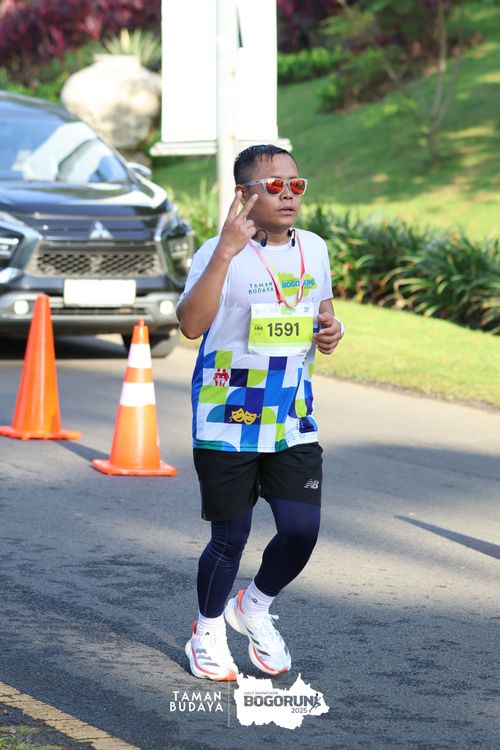Race photo from Taman Budaya x BOGORUN 2025