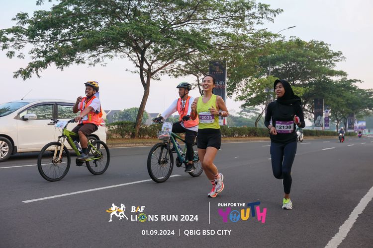 Race photo from BAF LIONS RUN 2024