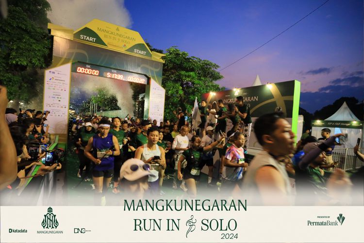 Race photo from Mangkunegaran Run 2024