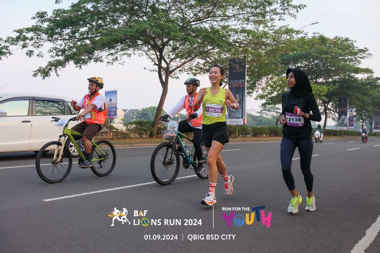 Race photo from BAF LIONS RUN 2024