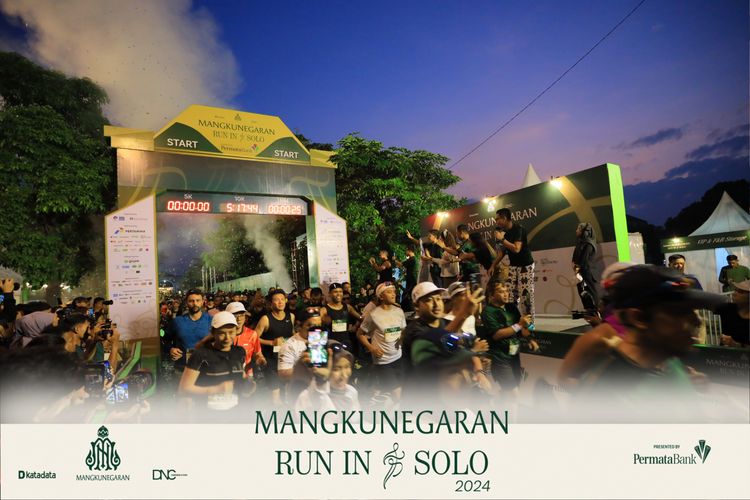 Race photo from Mangkunegaran Run 2024