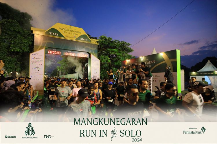 Race photo from Mangkunegaran Run 2024