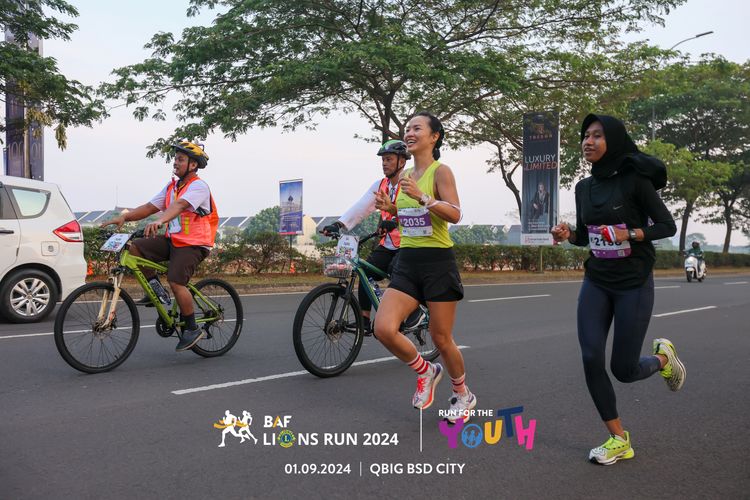 Race photo from BAF LIONS RUN 2024