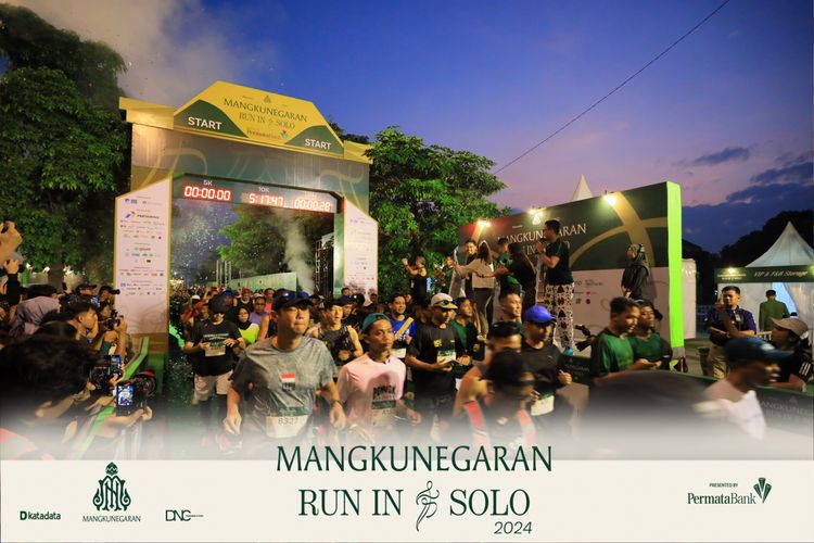Race photo from Mangkunegaran Run 2024