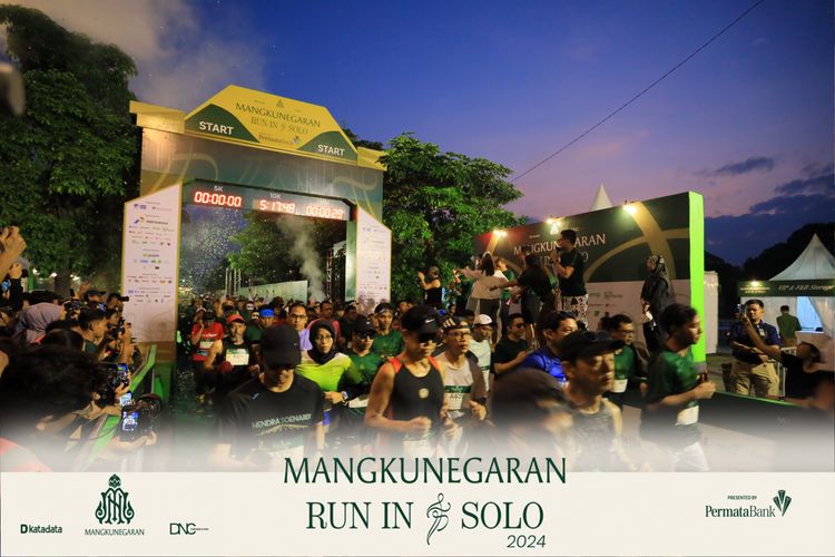 Race photo from Mangkunegaran Run 2024