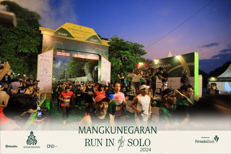 Race photo from Mangkunegaran Run 2024