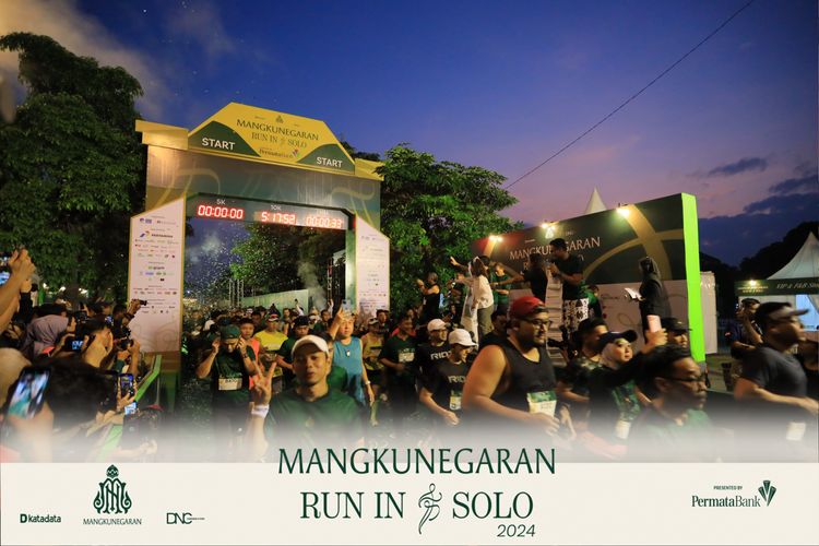 Race photo from Mangkunegaran Run 2024