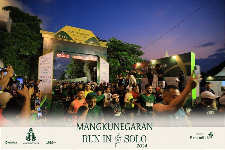 Race photo from Mangkunegaran Run 2024