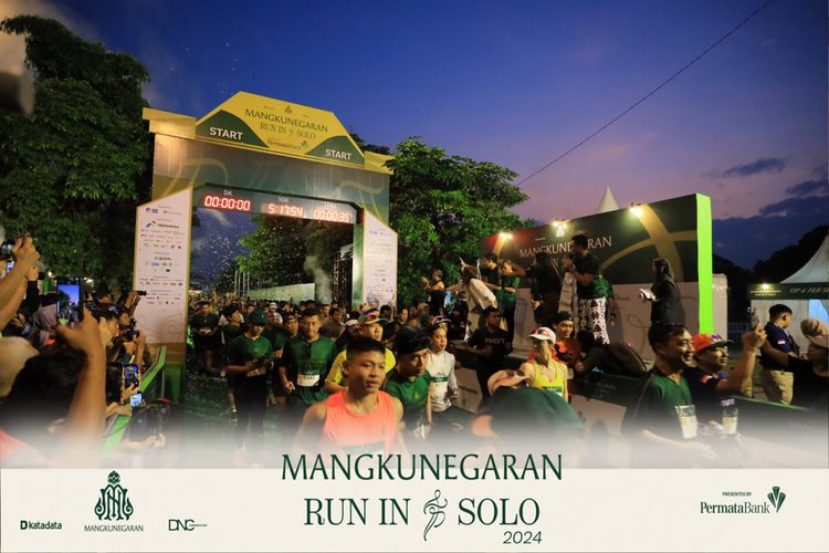 Race photo from Mangkunegaran Run 2024