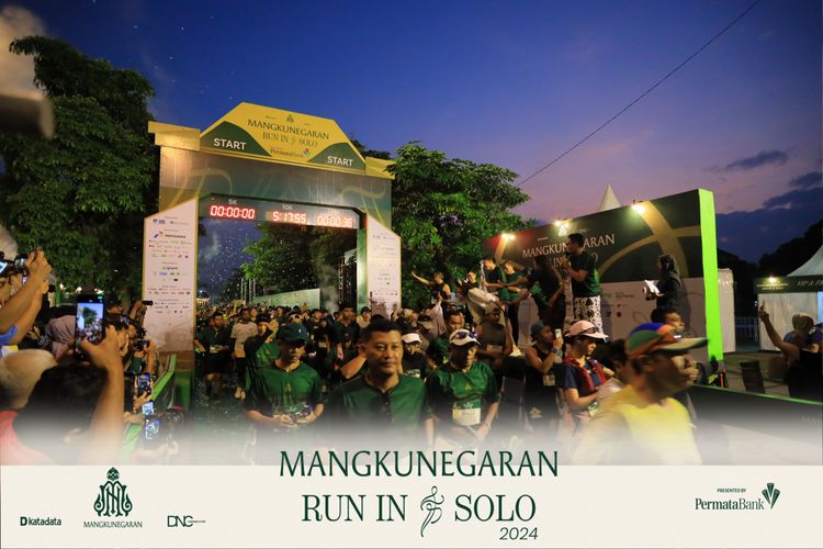 Race photo from Mangkunegaran Run 2024