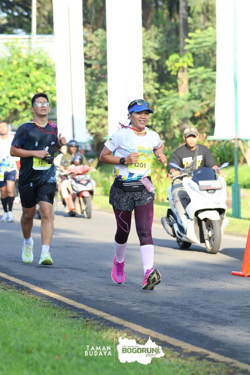 Race photo from Taman Budaya x BOGORUN 2025