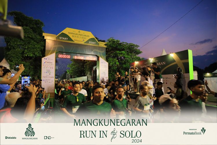 Race photo from Mangkunegaran Run 2024