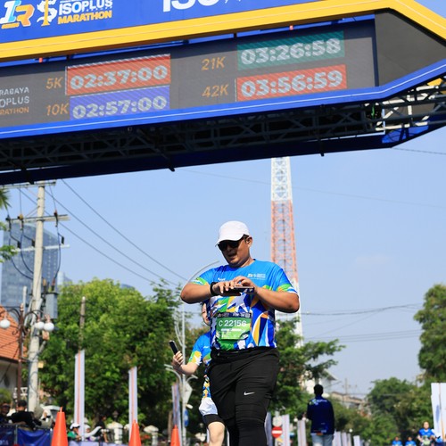 Race photo from SURABAYA ISOPLUS MARATHON 2026